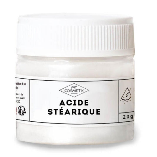 Acide stéarique - 20 g - en pot cristal - MyCosmetik