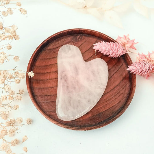 Gua Sha Rosenquarz