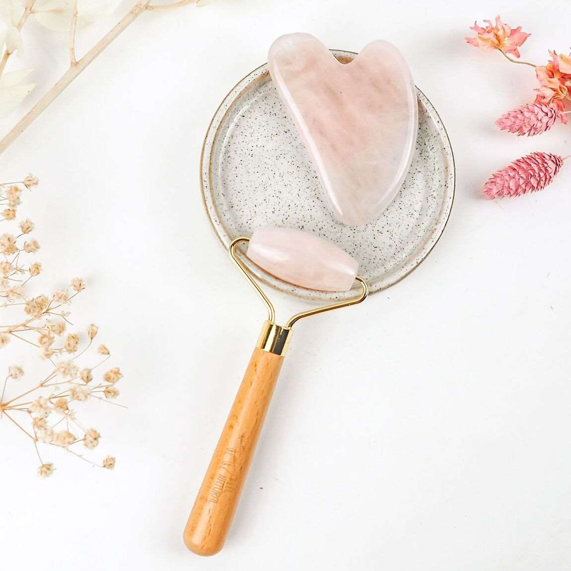 Gua Sha Quartz rose