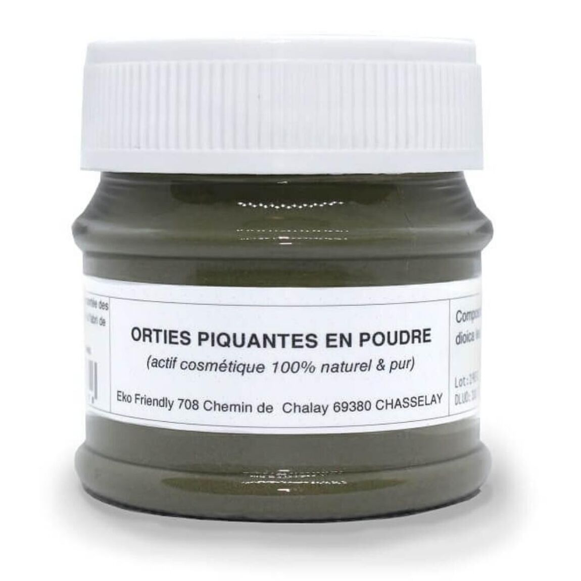 Orties piquantes en poudre - 10 g - en pot cristal - MyCosmetik