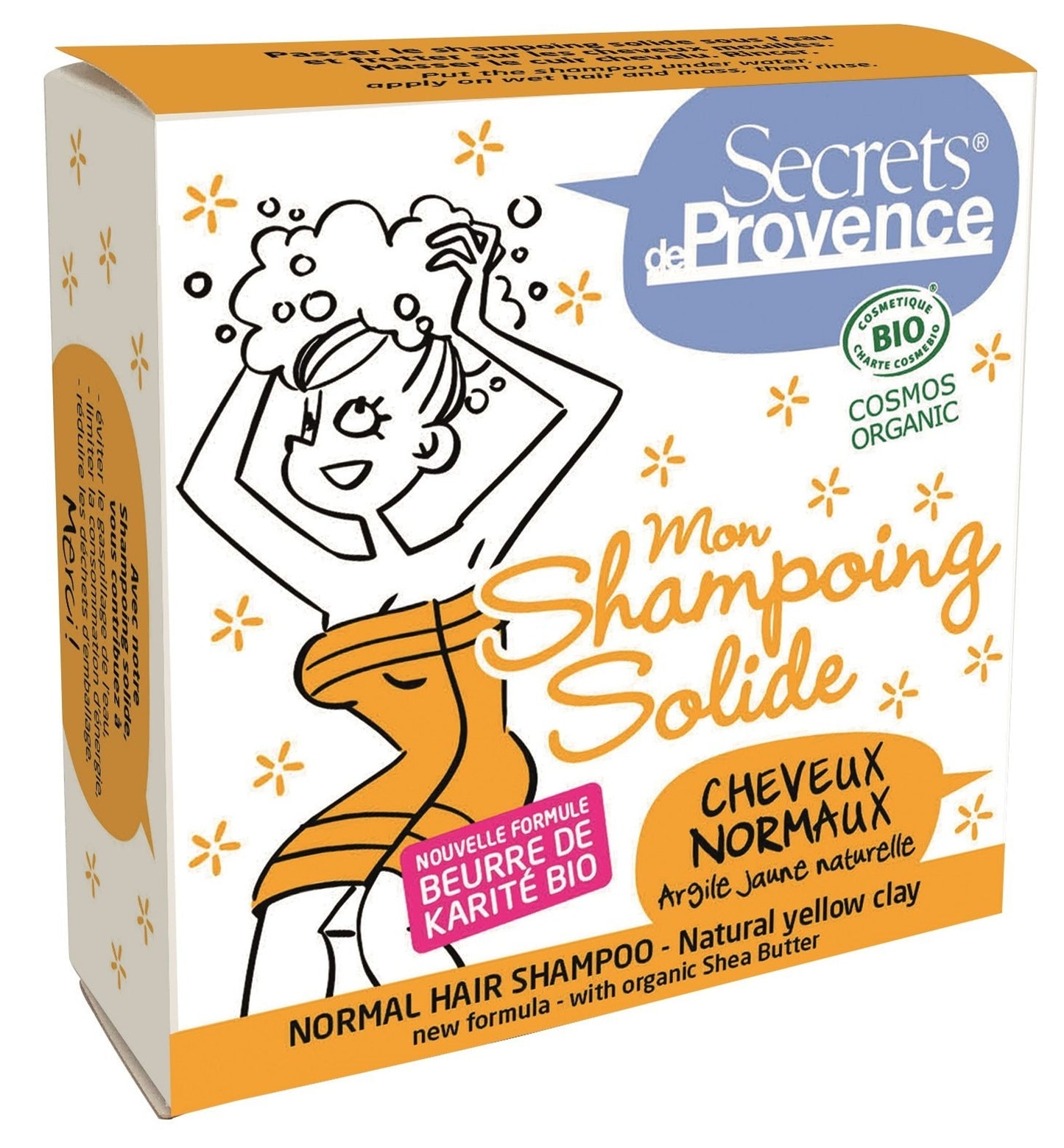 Shampoing solide - Cheveux Normaux - Secrets de Provence