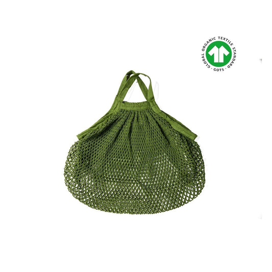 Sac Filet Écologique en Coton Bio Vert